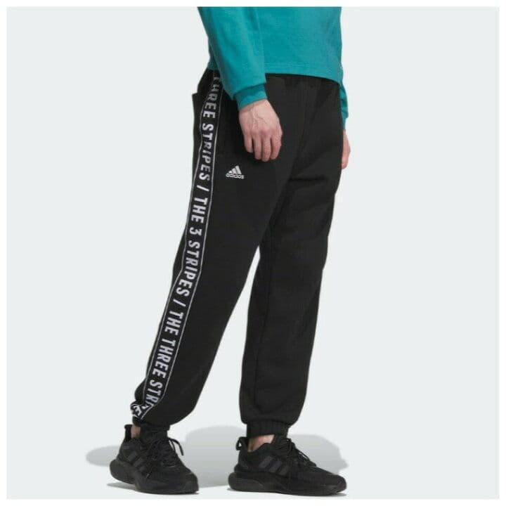 アディダス 裏起毛 スウェット 上下セット パーカー パンツ ブラック 新品 L