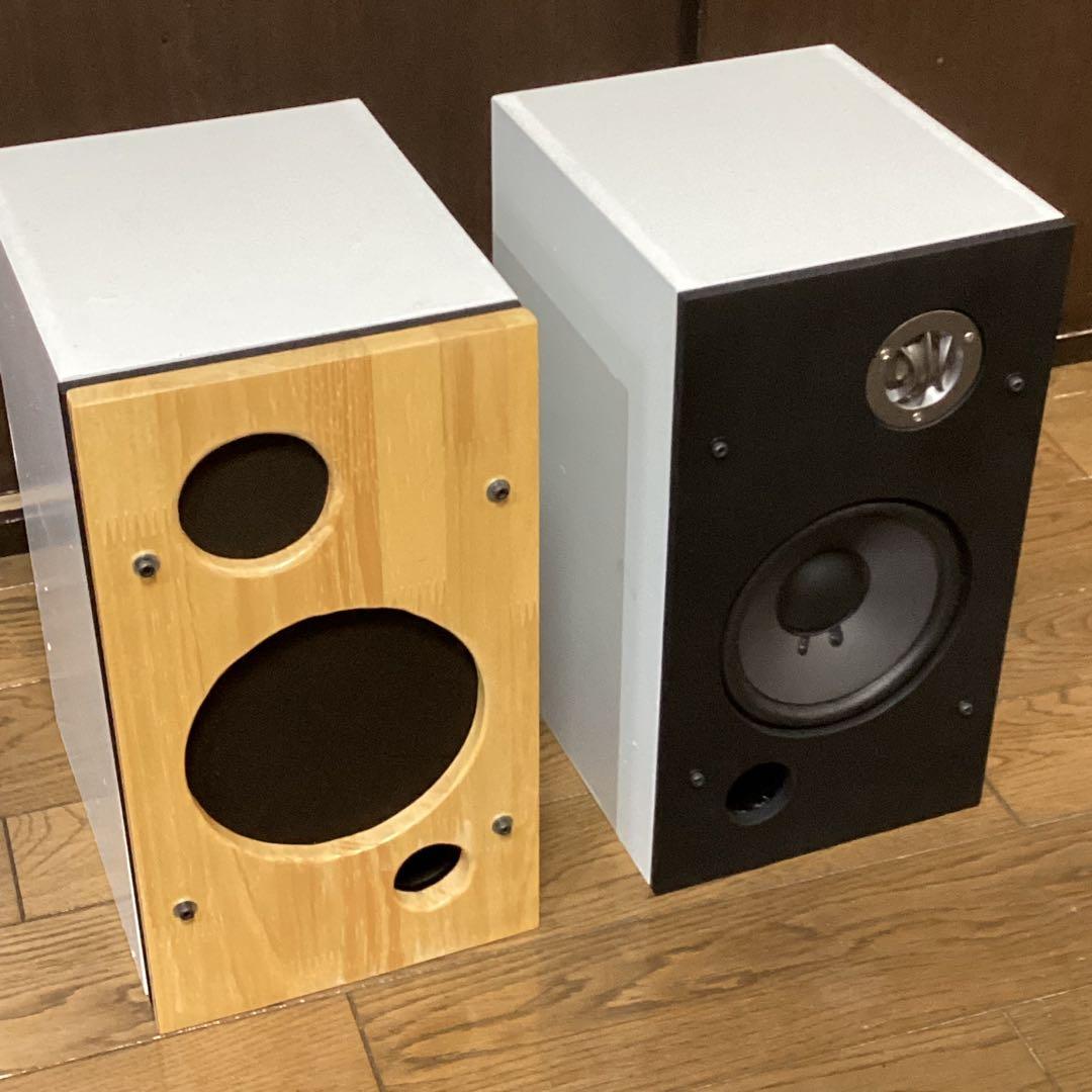 ビクターユニット使用自作スピーカー16㎝2way バッフル重ねてお色直し