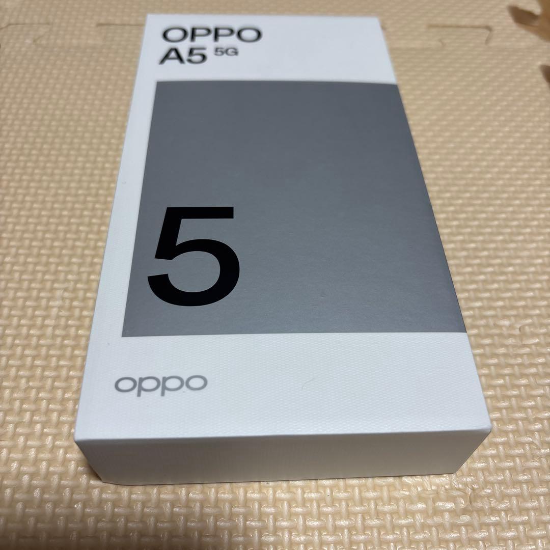 OPPO A5 5G ホワイト　新品未使用