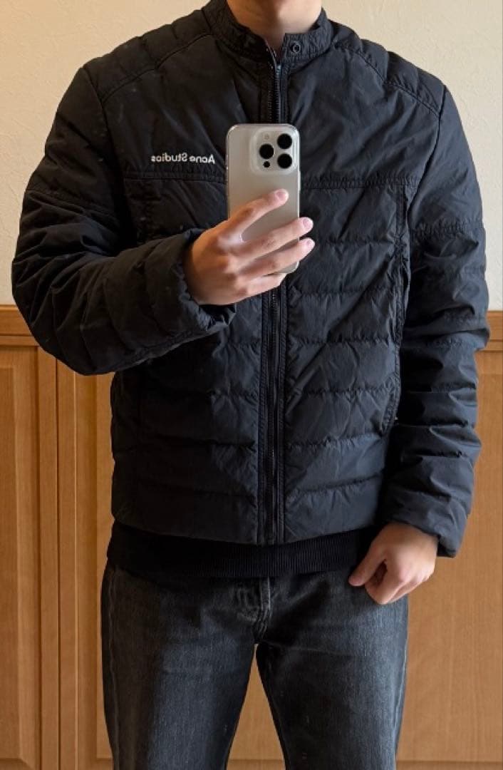 Acne Studios ロゴ ダウンジャケット