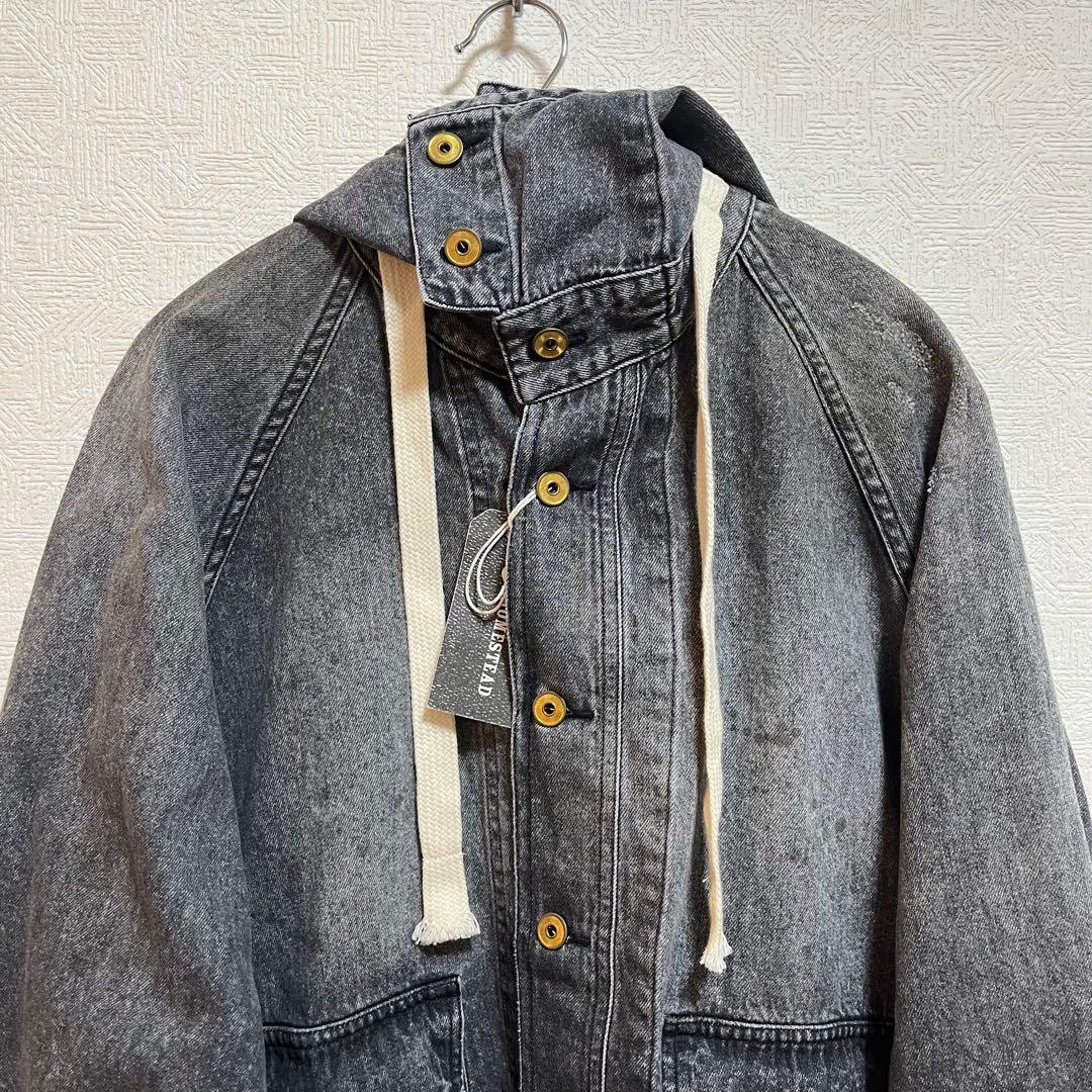 け*ろ様 j.s.stead ガナーズ デニム オーバー スモック L