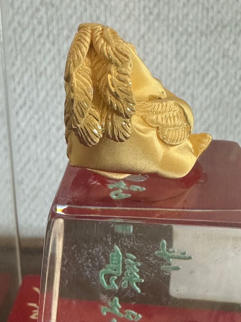 「金の鶏の置物 」22K 3.19g付き