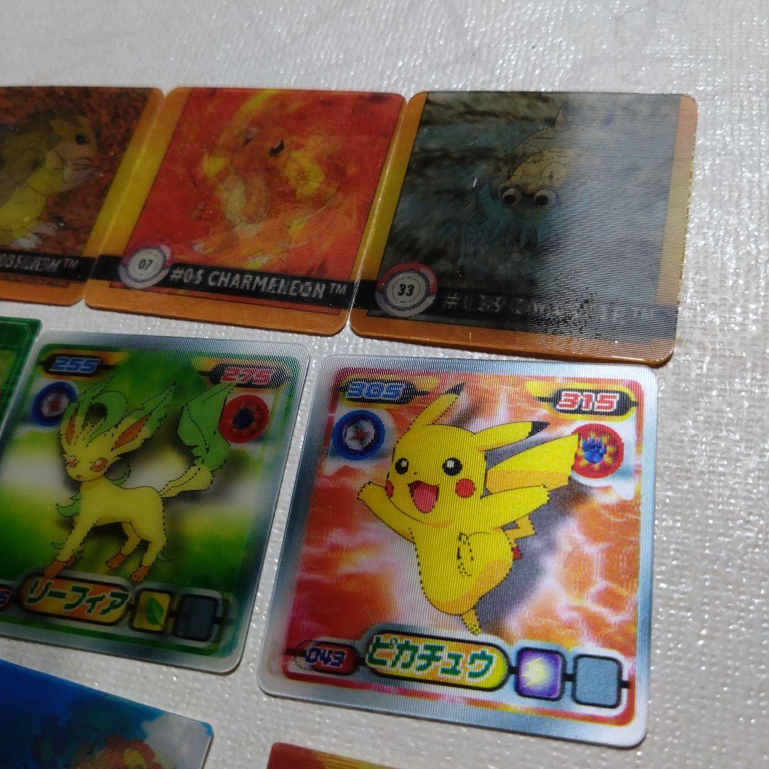 ポケモン　明治スーパーチェンジカード、海外3Dカードなど3Dカード12枚セット