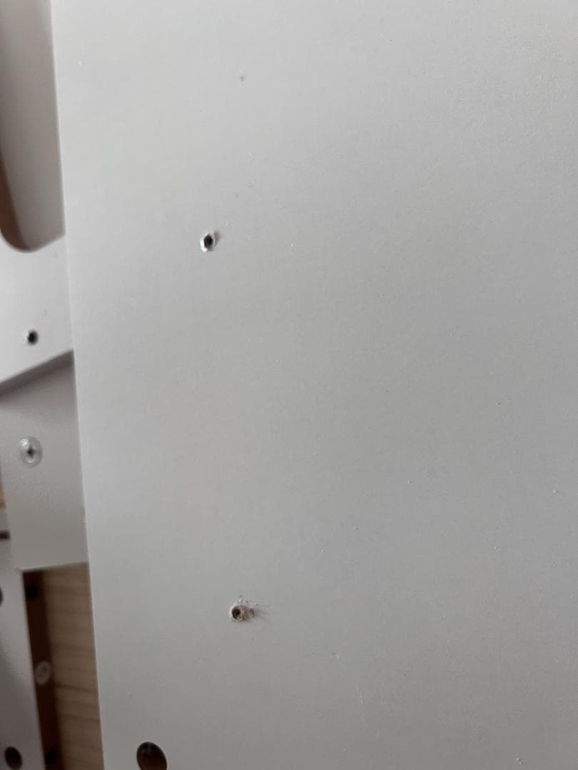 ホワイト ドレッサー・鏡台 訳あり品　写真をご確認 J102-②