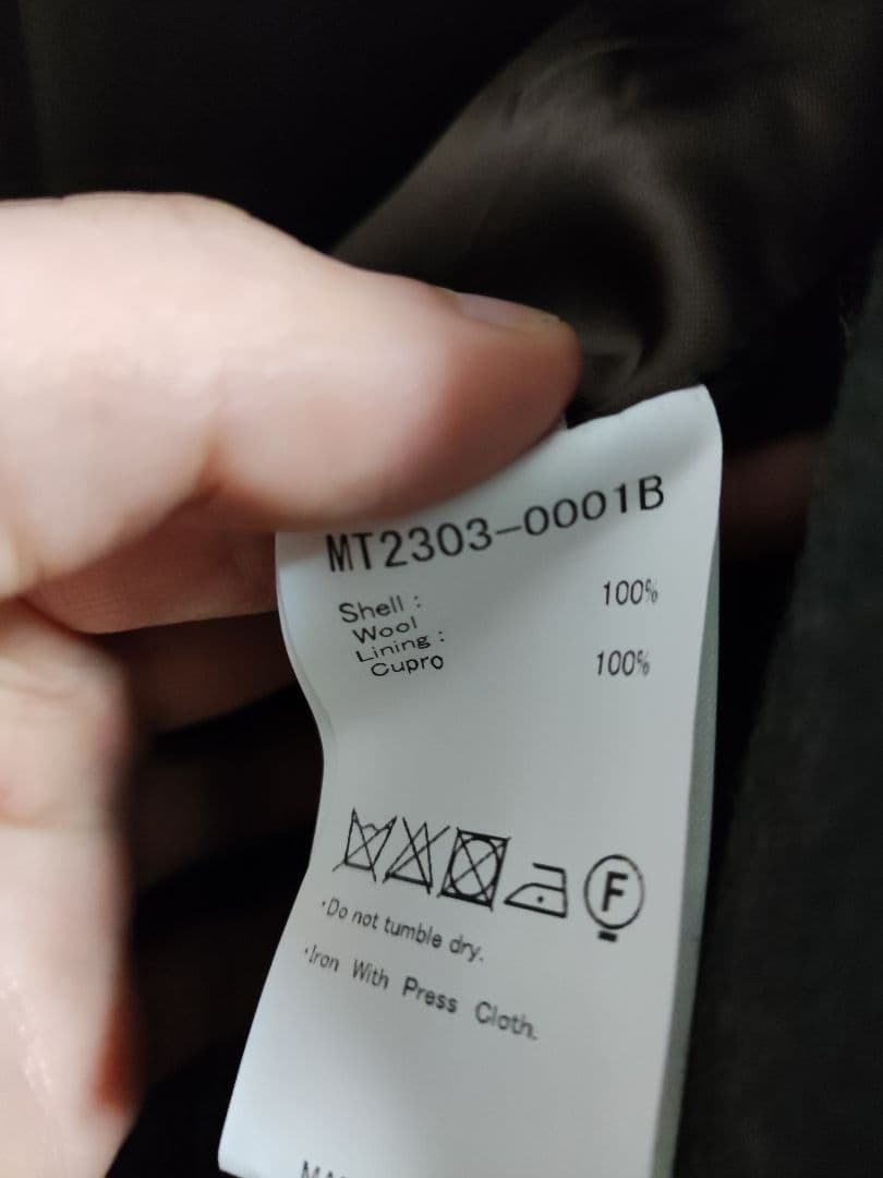 MAATEE & SONS 極上フランネルシングルテーラード　サイズ2
