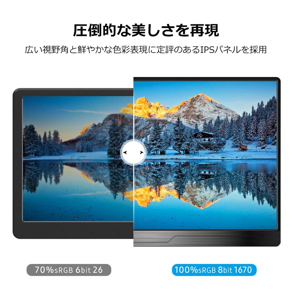 ✨17.3インチモバイルモニター✨ EVICIV♡‎173A01 動作確認済み✨