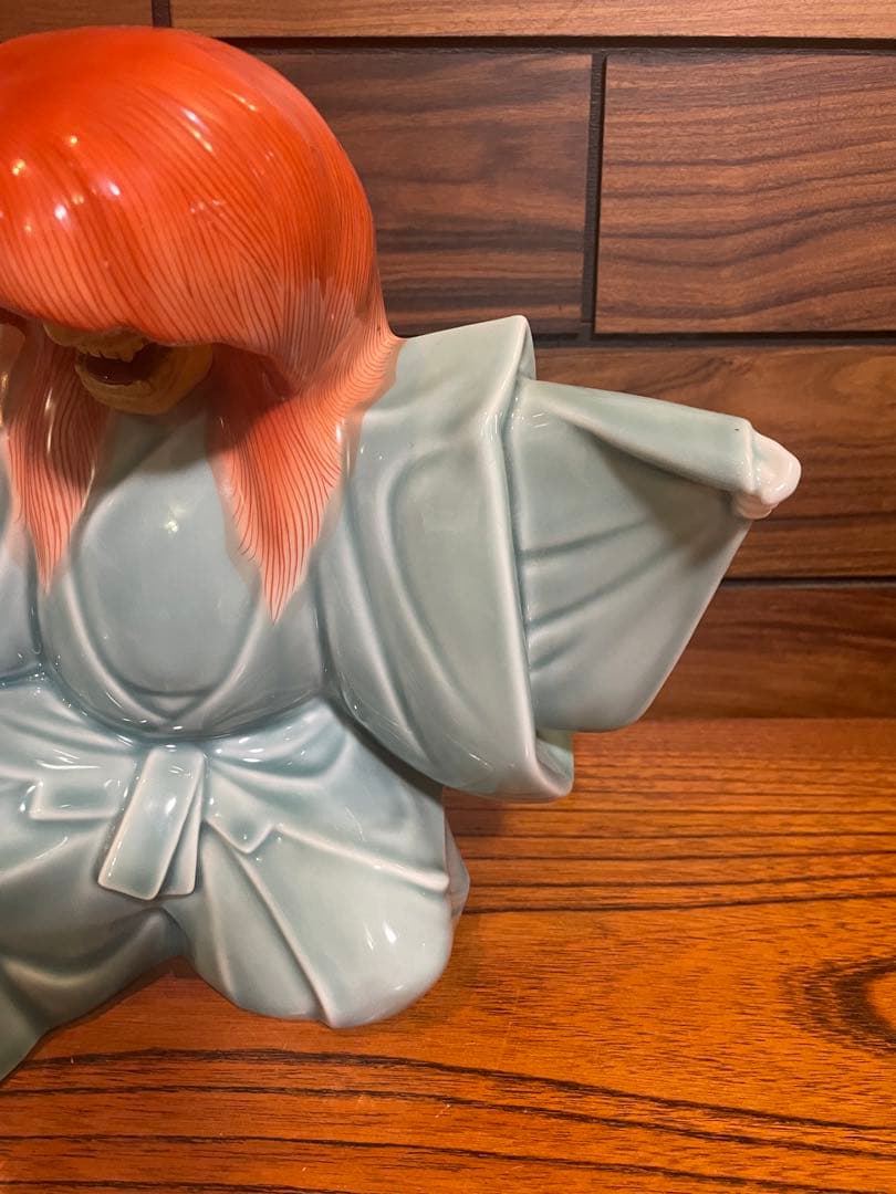 深川磁器　高級歌舞伎　人形　大型