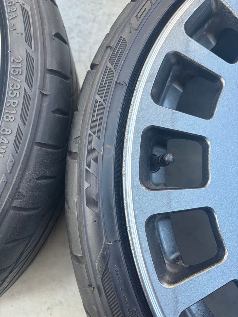 TRD タイヤ4本18x7.5 5H +48PCD100