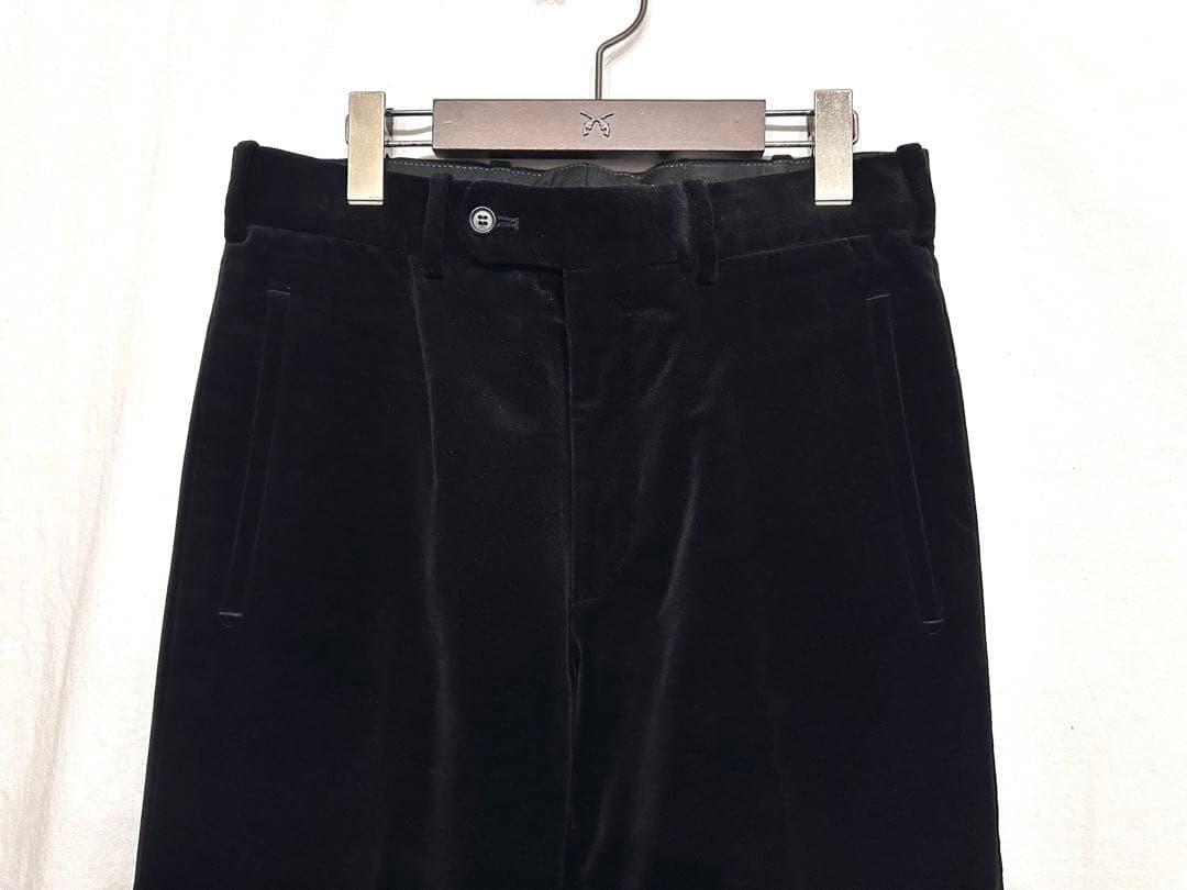 Alexander McQueen ベルベットスラックスパンツ/マックイーン