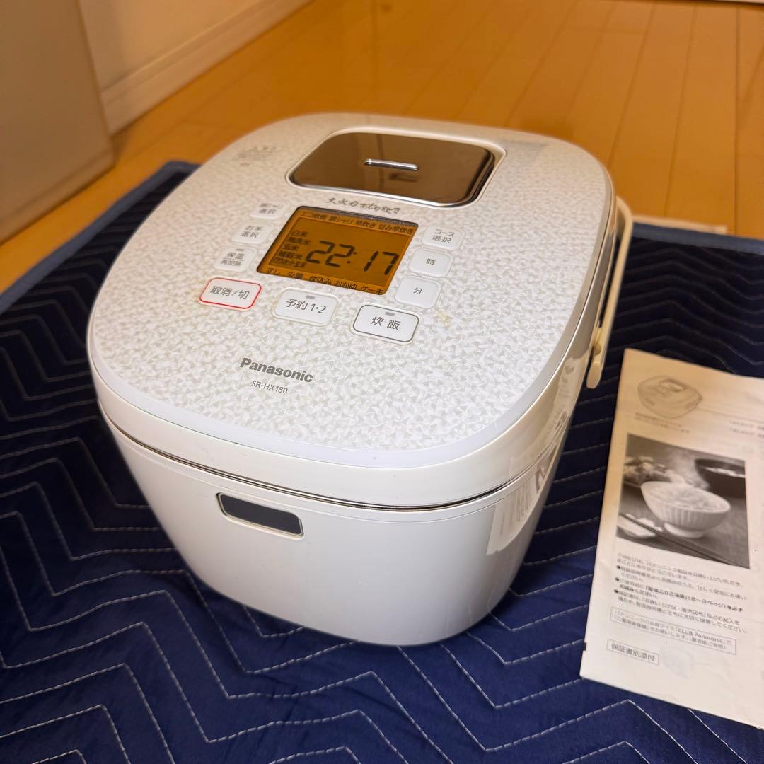 Panasonic SR-HX181 炊飯器 ホワイト　10号　一升