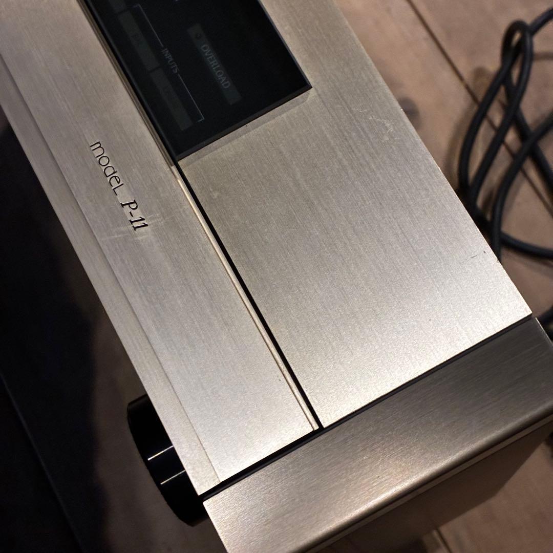【即決可】Accuphase P-11 ステレオパワーアンプ(送料込)