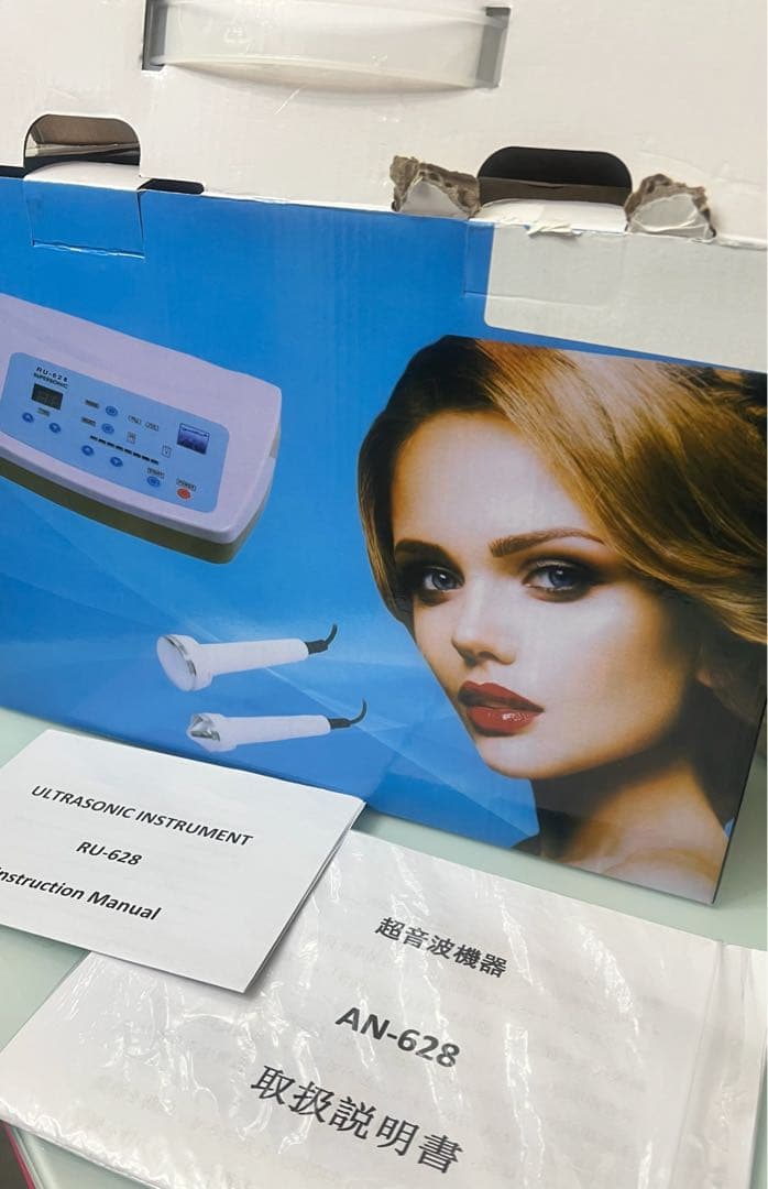 Cavitation RU-628 ダブルヘッド超音波美容器