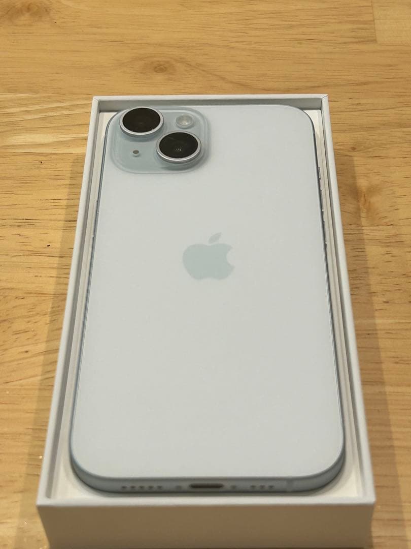 値下げ中‼️iPhone15 128GB ブルー【正規品】SIMフリー(注意点あり