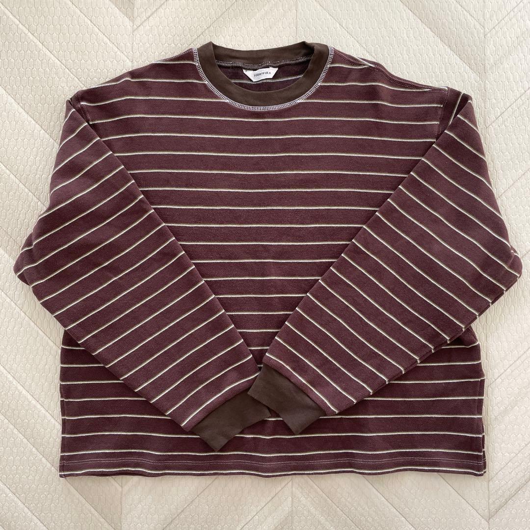 TODAYFUL Border Long T-shirts トゥデイフル　フリー