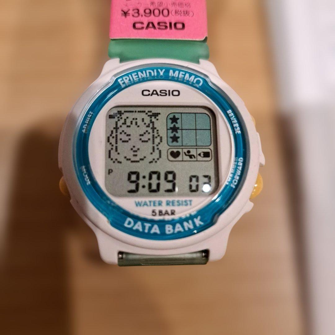 CASIO　DBJ-22-3T　データバンク　フレンドリーメモ　ヴィンテージ