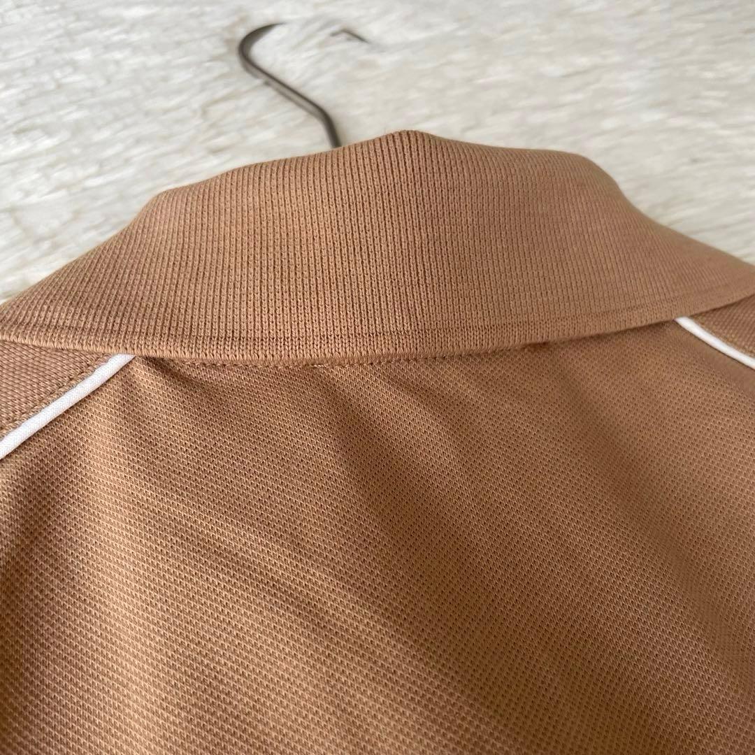 CELINE 希少　トリオンフ　ノースリーブ　ポロシャツ キャメル　M