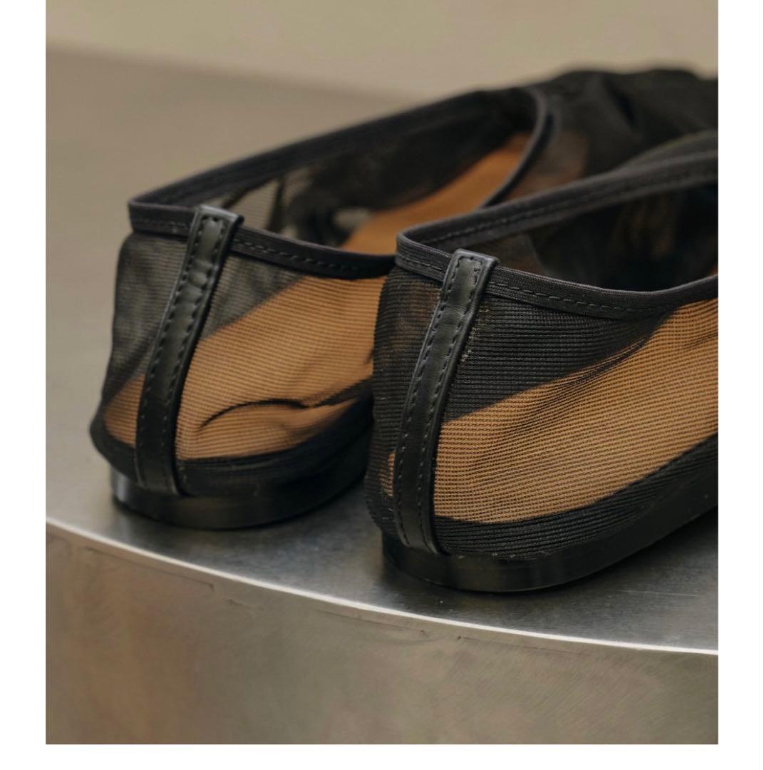 完売品 美品 todayful シアーギャザーフラットシューズ 37