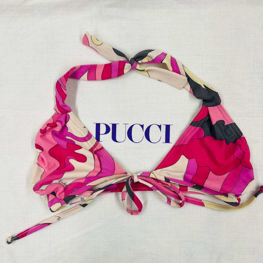 【EMILIO PUCCI 】エミリオプッチ 水着 ビキニ プッチ柄 サイズ38