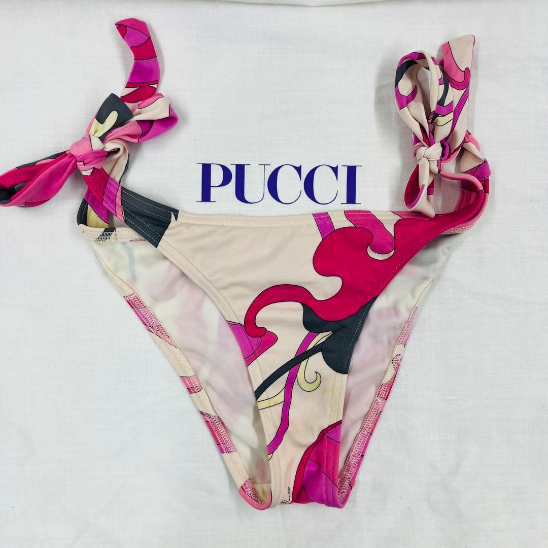 【EMILIO PUCCI 】エミリオプッチ 水着 ビキニ プッチ柄 サイズ38