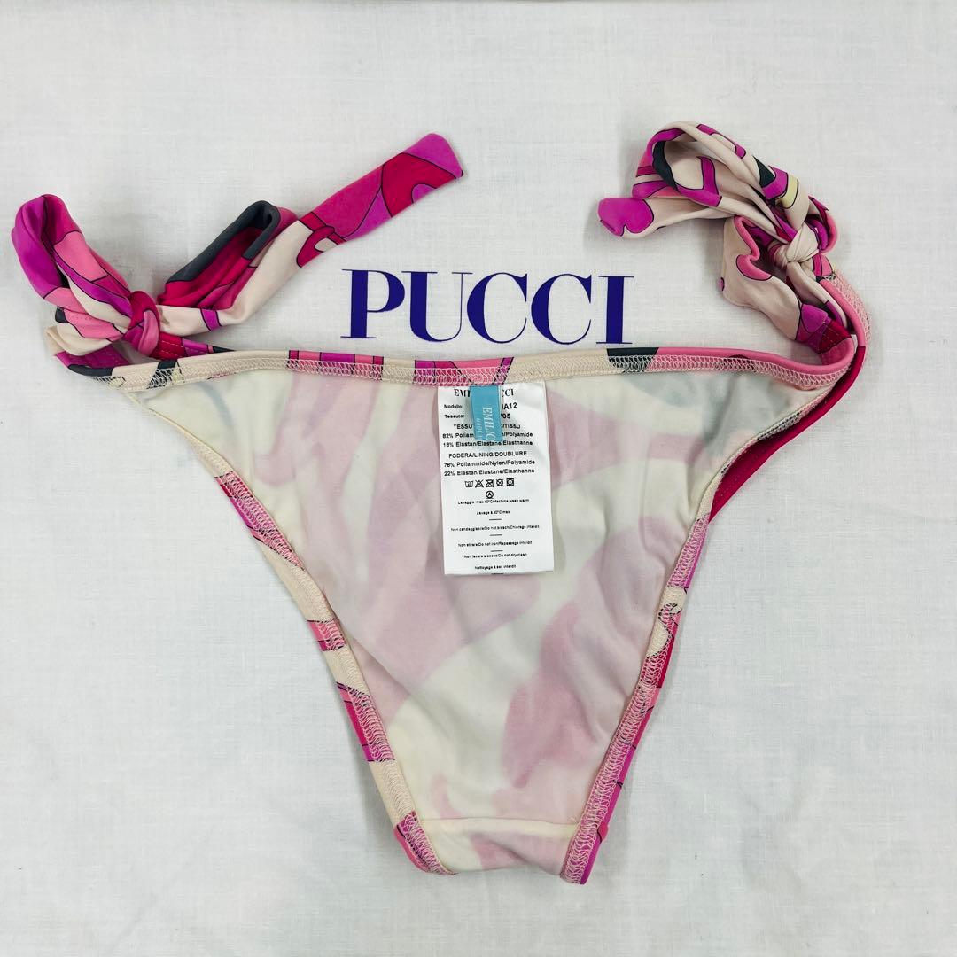 【EMILIO PUCCI 】エミリオプッチ 水着 ビキニ プッチ柄 サイズ38