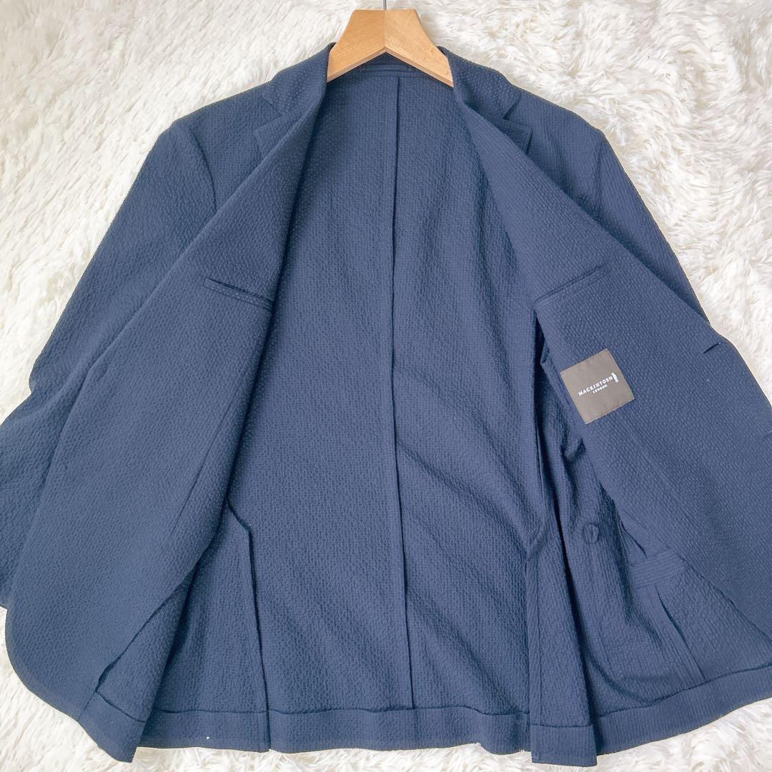 【美品】MACKINTOSH テーラード ネイビー LL 40 大きいサイズ