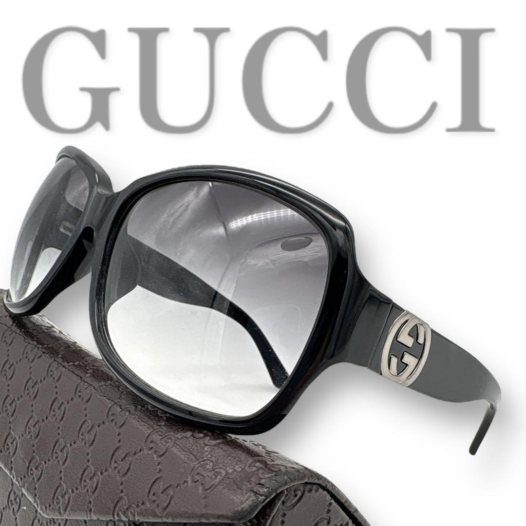 GUCCI sunglasses vintage GG BLACK サングラス