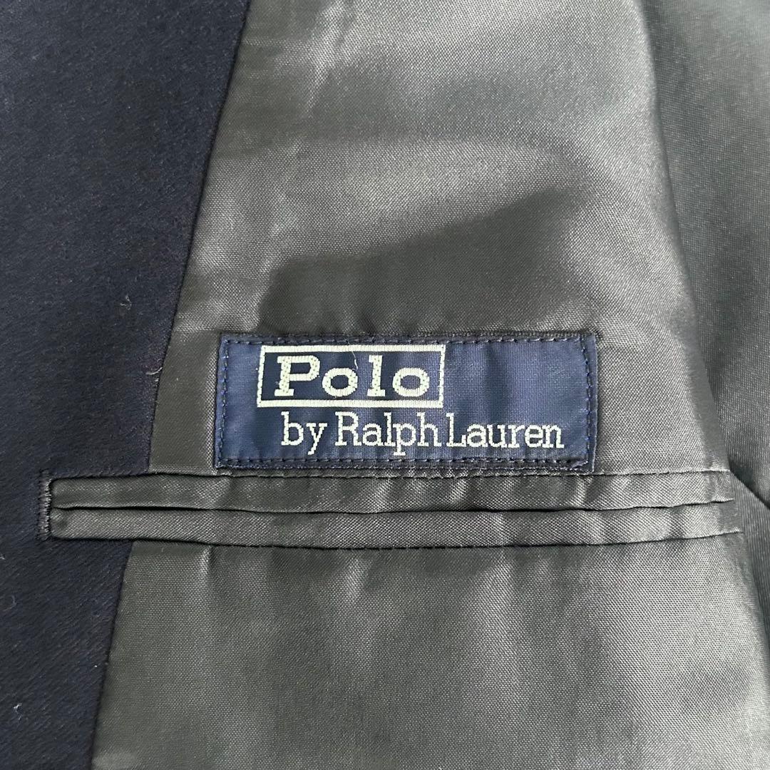 ポロバイラルフローレン 紺ブレ ダブル ジャケット 金ボタン ネイビー 150