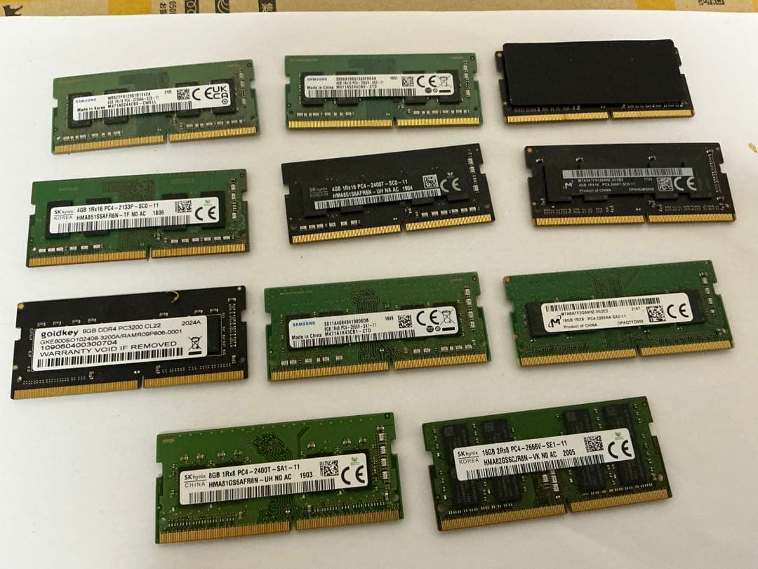 ノートPC★DDR4　★まとめて11枚セット