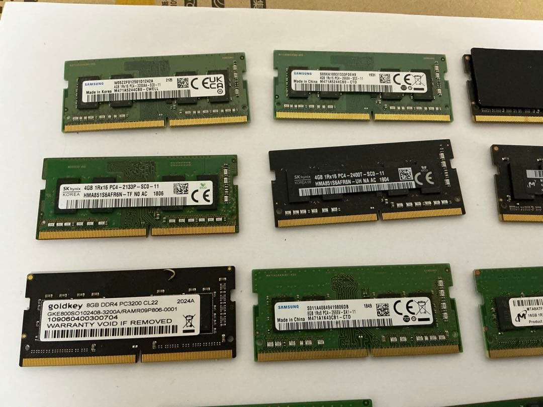 ノートPC★DDR4　★まとめて11枚セット