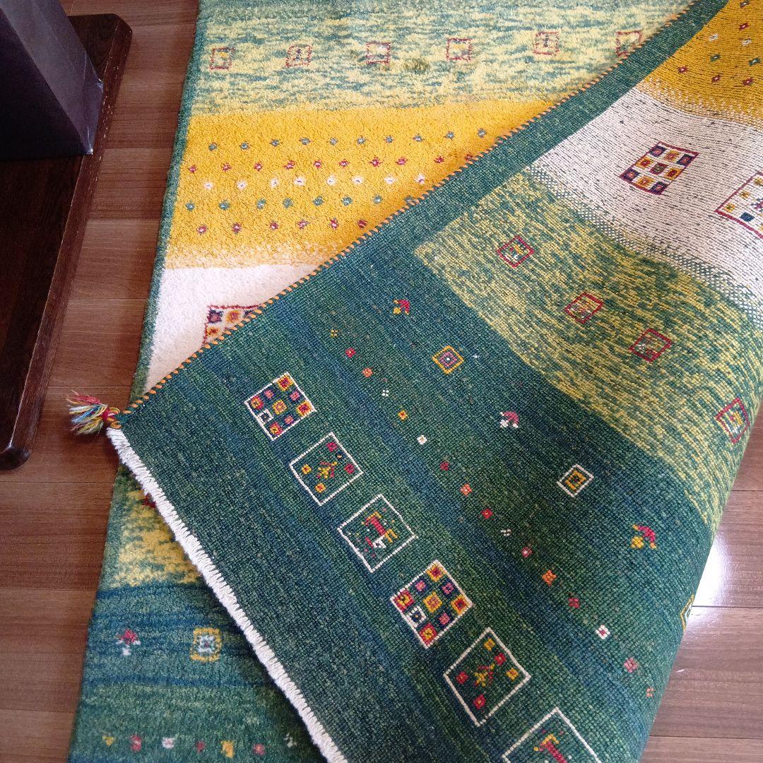 *まゆ様　ペルシャギャッベ 大塚家具購入 手織りラグ定価156600円