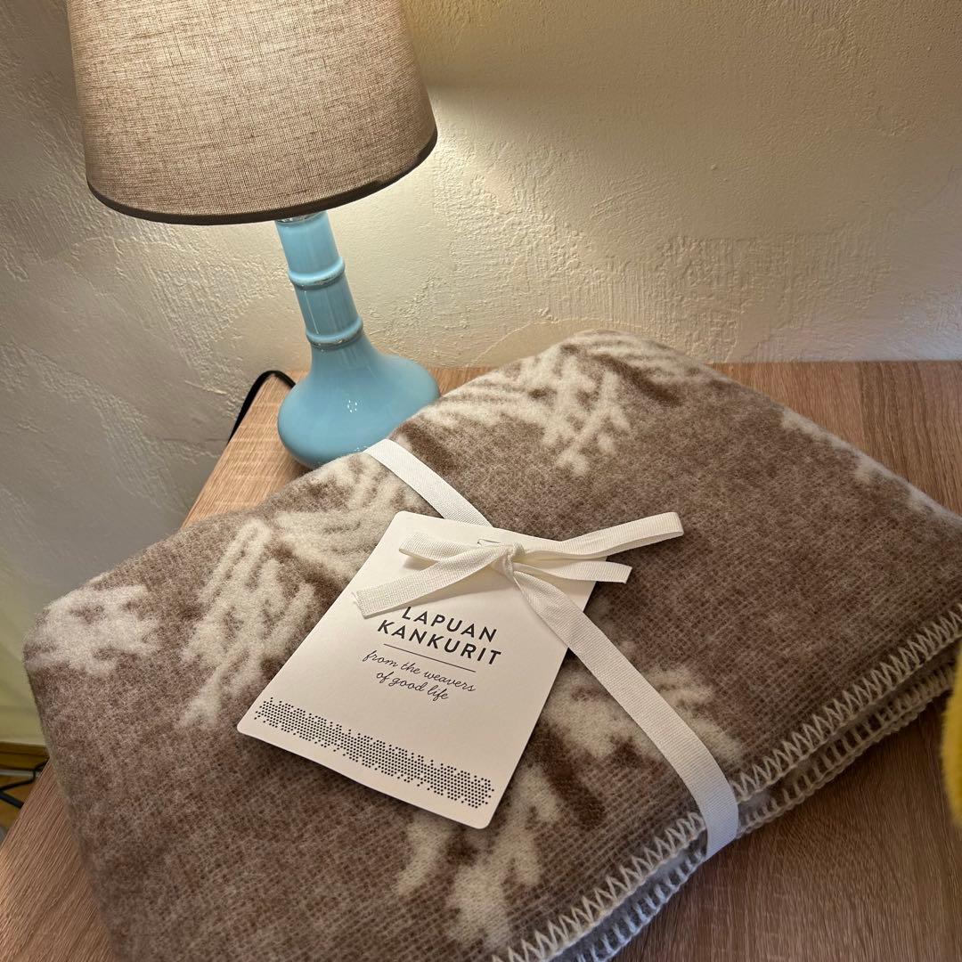 LAPUAN KANKURIT KUUSI ウールブランケット 90x130