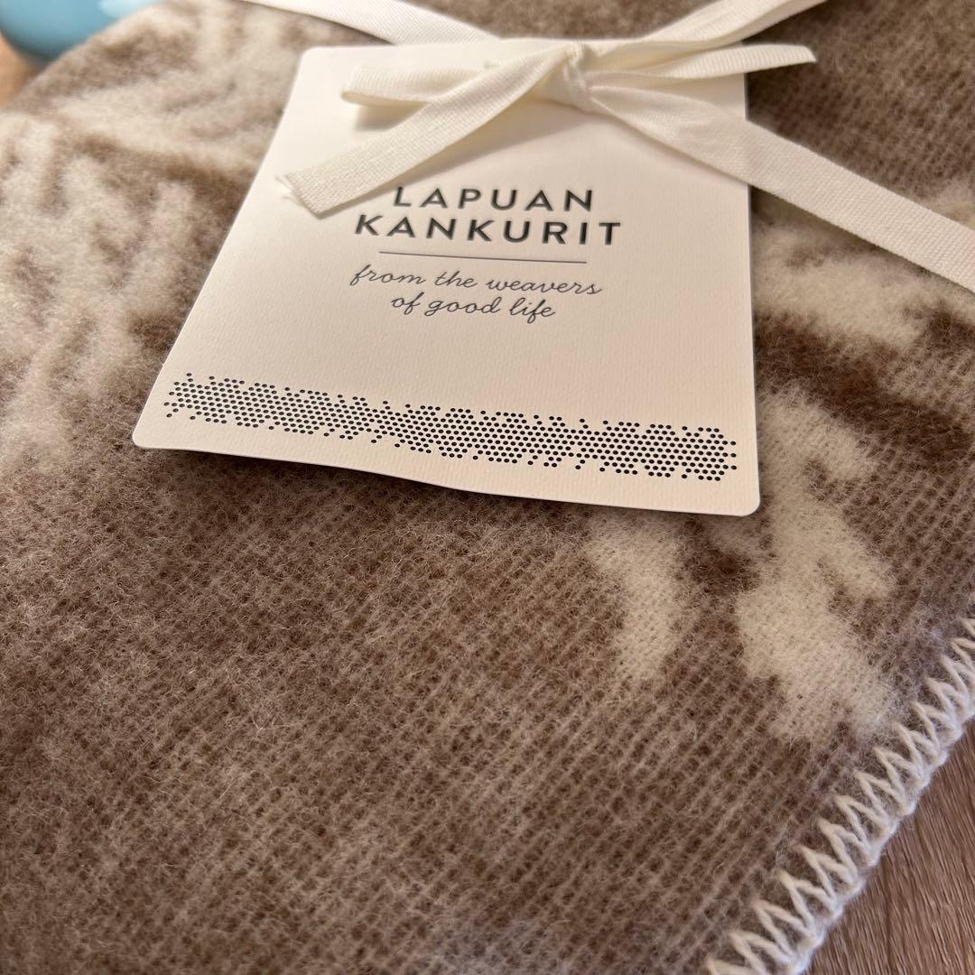 LAPUAN KANKURIT KUUSI ウールブランケット 90x130