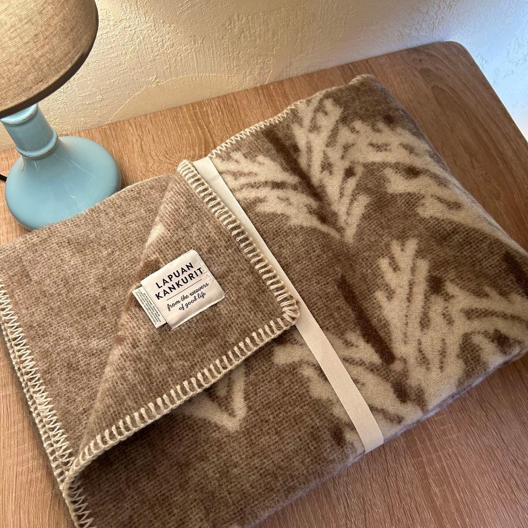 LAPUAN KANKURIT KUUSI ウールブランケット 90x130