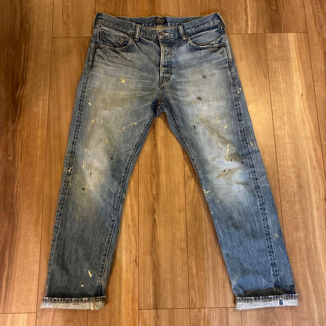 cootie デニム　リペア　ダメージ　34 36 Ｌ　ＸＬ③
