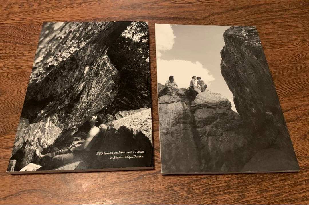 NIYODO LOVER ボルダリングガイド 01・02 トポ　仁淀川　ボルダー