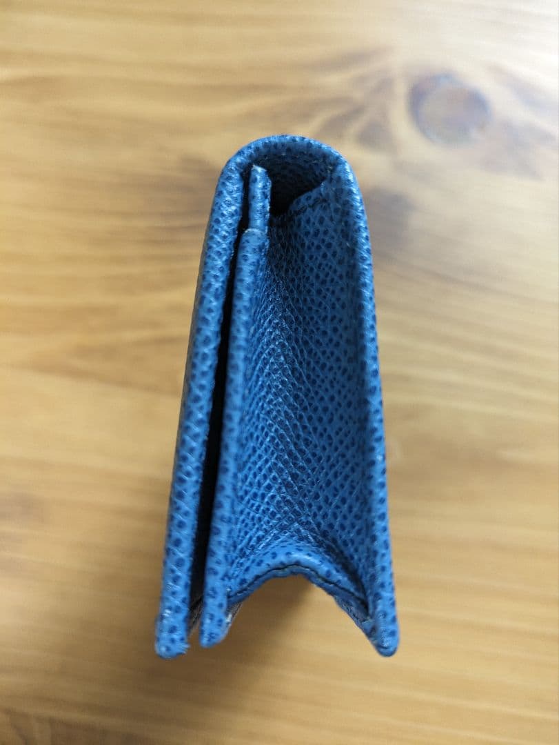 フェラガモ　ブルー　レザー　カード入れ　名刺入れ 　Ferragamo