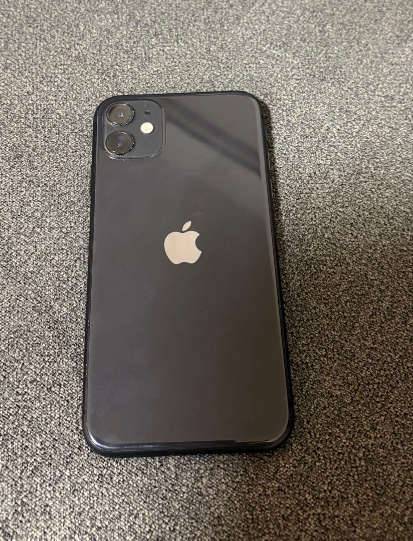 Apple iPhone 11 ブラック 本体のみ シムフリー 80% 初期化済