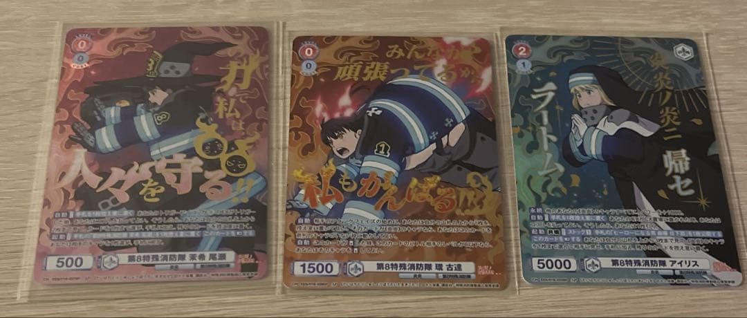 ヴァイス　炎炎ノ消防隊　環 古達　茉希 尾瀬　アイリス　sp 3種セット