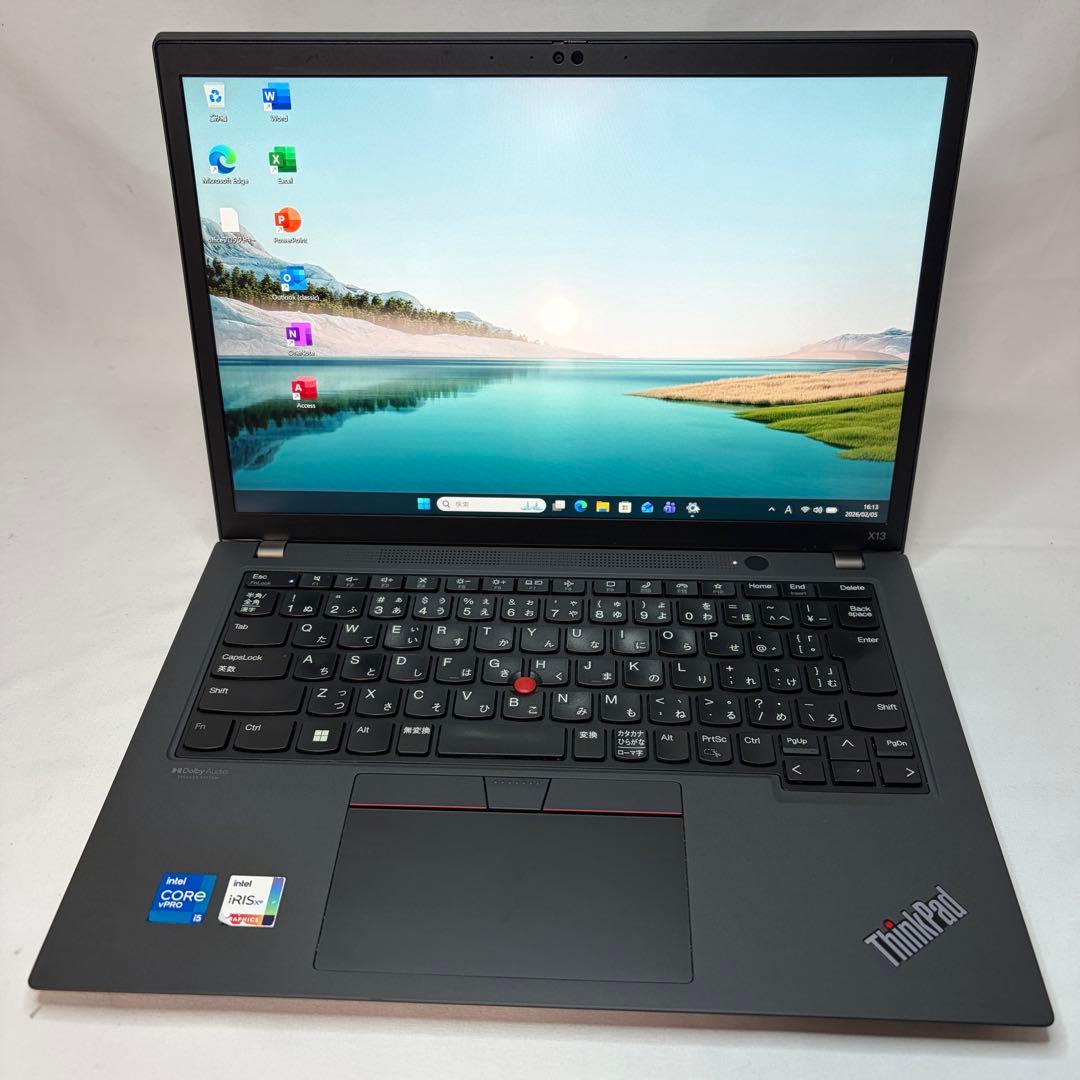 美品 ThinkPad X13 Gen2 11世代 i5 13.3型 WUXGA