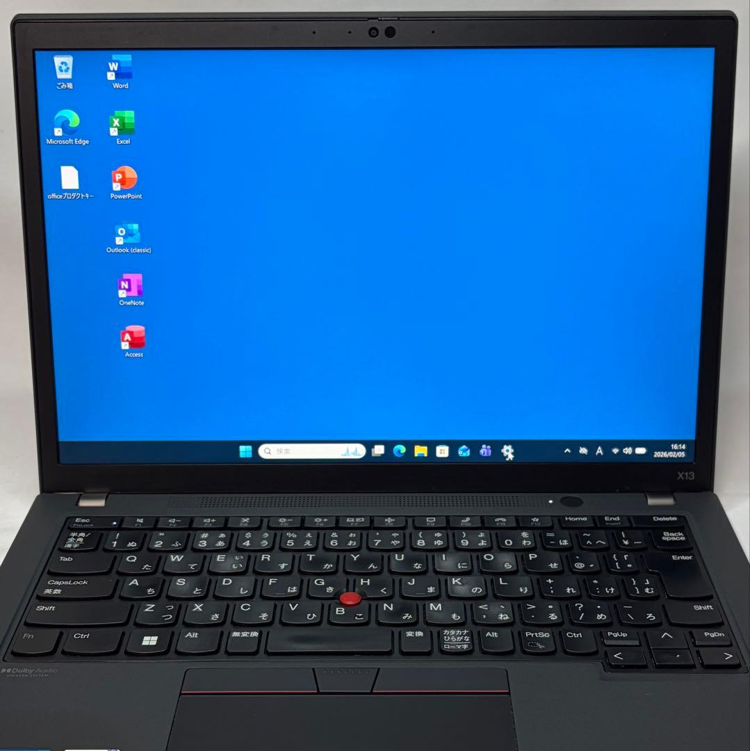 美品 ThinkPad X13 Gen2 11世代 i5 13.3型 WUXGA