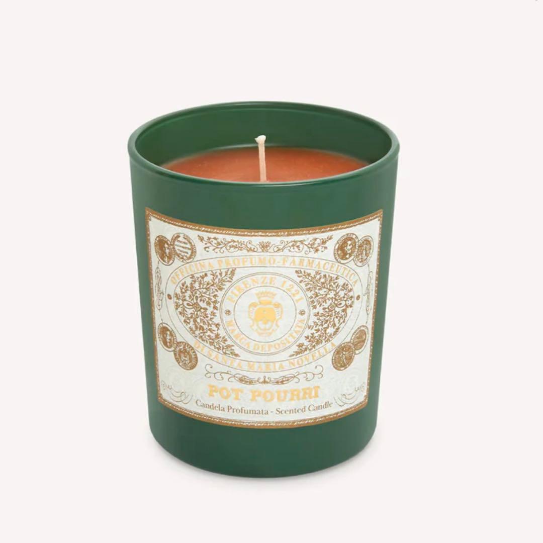 \"Santa Maria Novella \" グラスキャンドル ポプリ