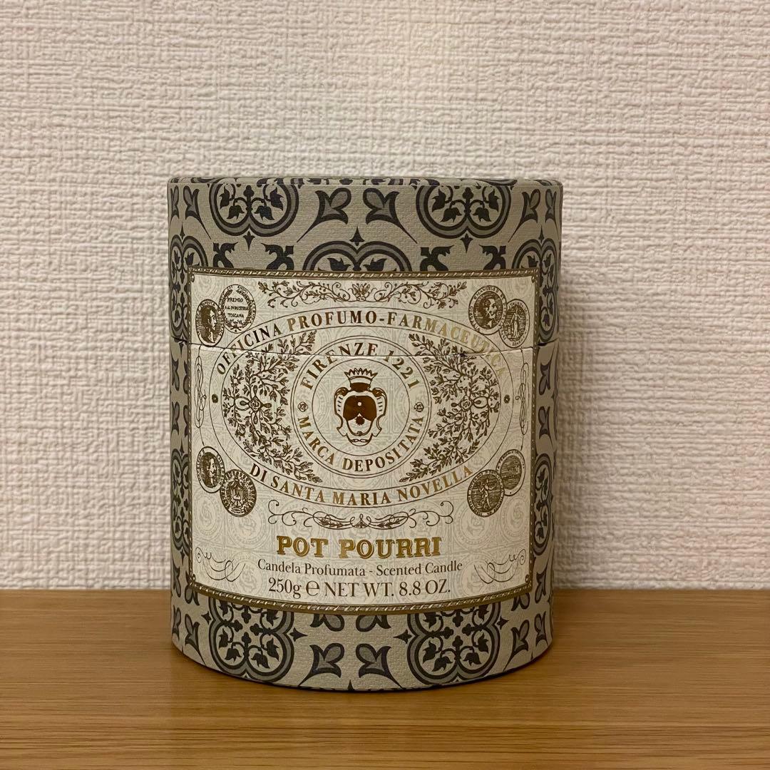 \"Santa Maria Novella \" グラスキャンドル ポプリ