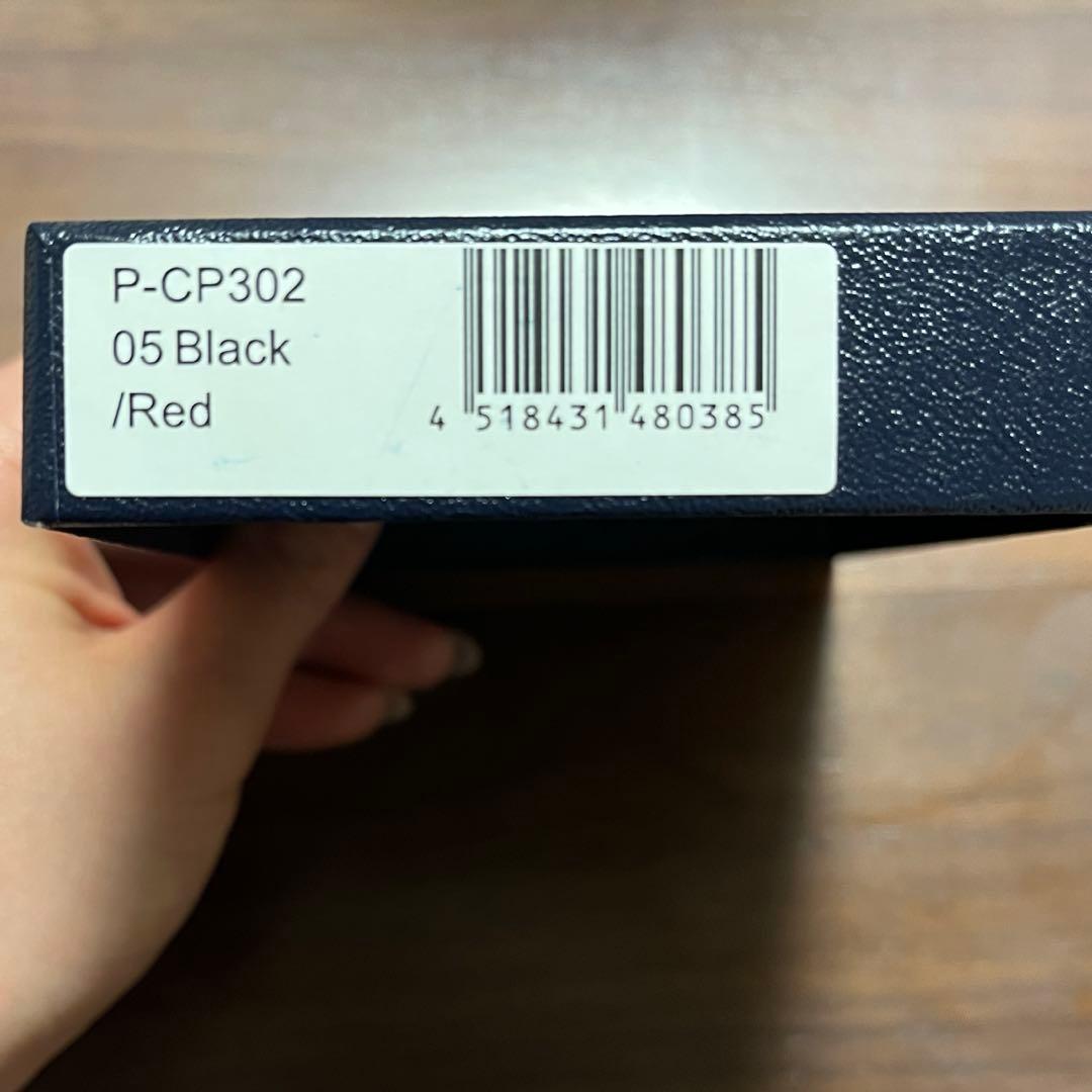 Polo Ralph Lauren 名刺入れ 黒 赤