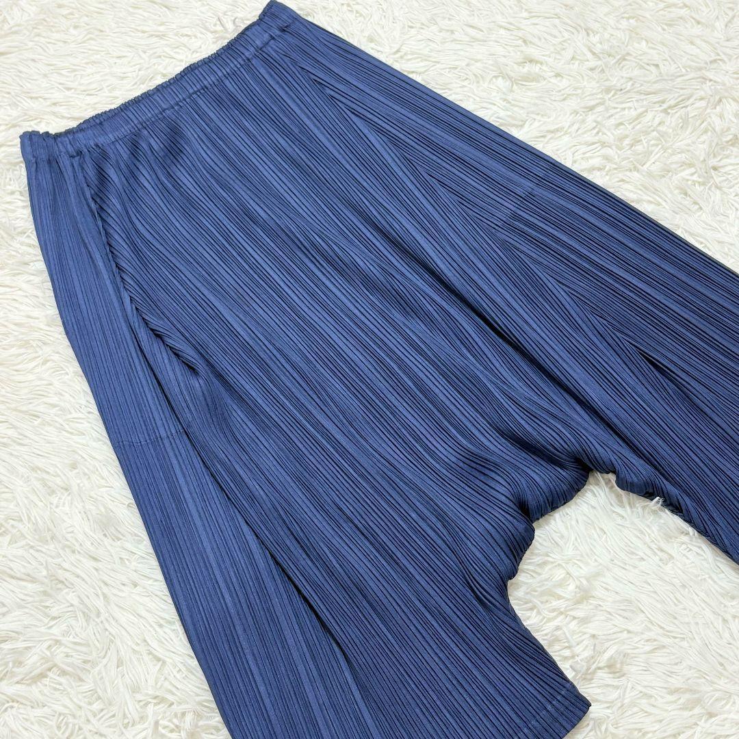 ✨極美品✨ 希少 プリーツプリーズ イッセイミヤケ サルエルパンツ ネイビー