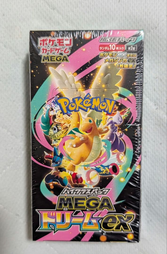 ポケモンカードゲーム MEGAドリームex シュリンク付きBOX１箱（新品）