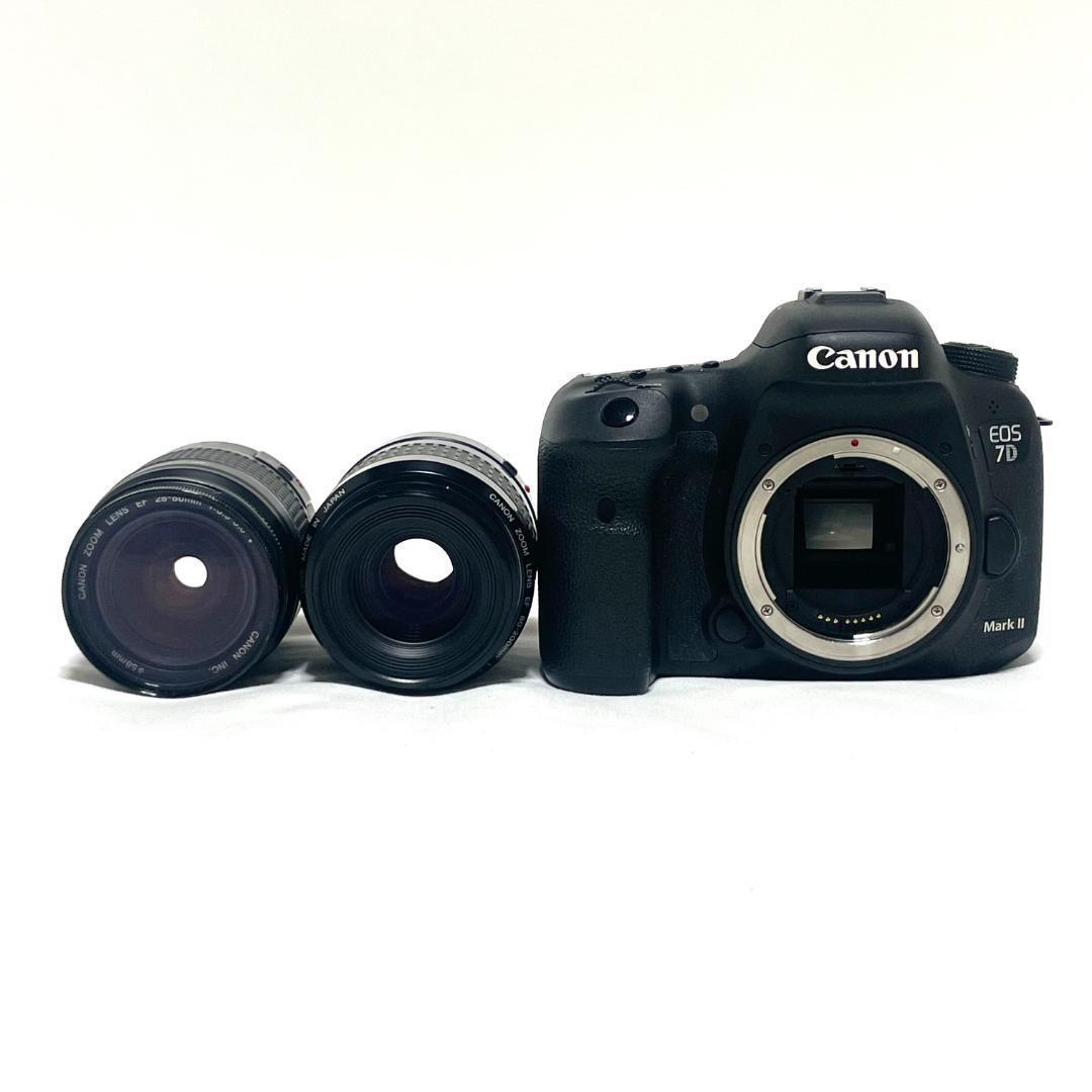 秒間10コマ連写❣️ Canon EOS 7D Mark II Wレンズセット