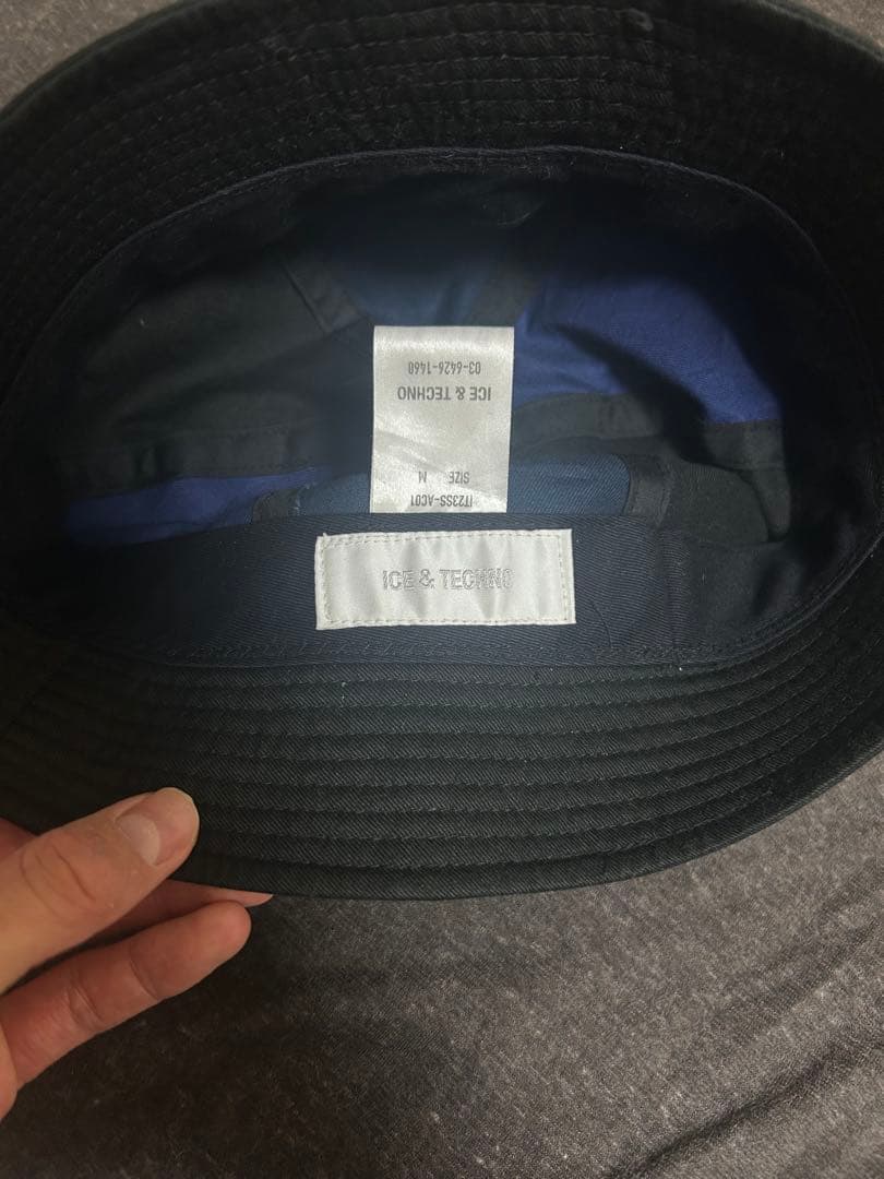 帽子 ICE & TECHNO | BOWL HAT (BLACK)