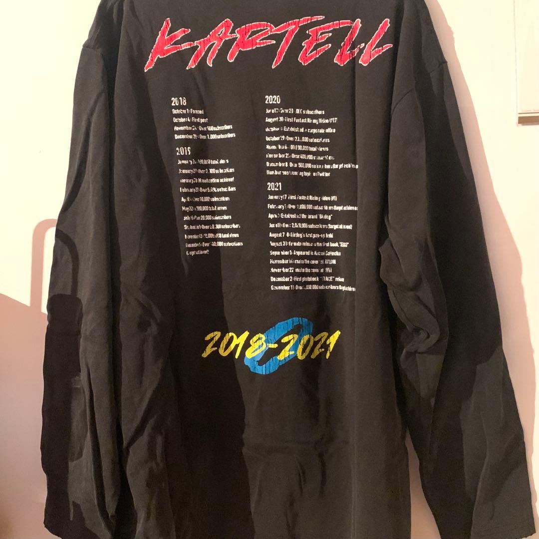 イ*嵐様 birdog コムドット 300万人記念 バンドTシャツ