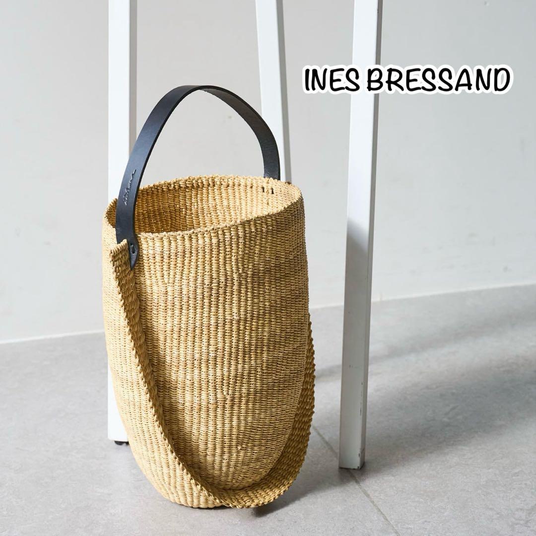 美品 INES BRESSAND RIBBON TAIL バッグ かご バッグ
