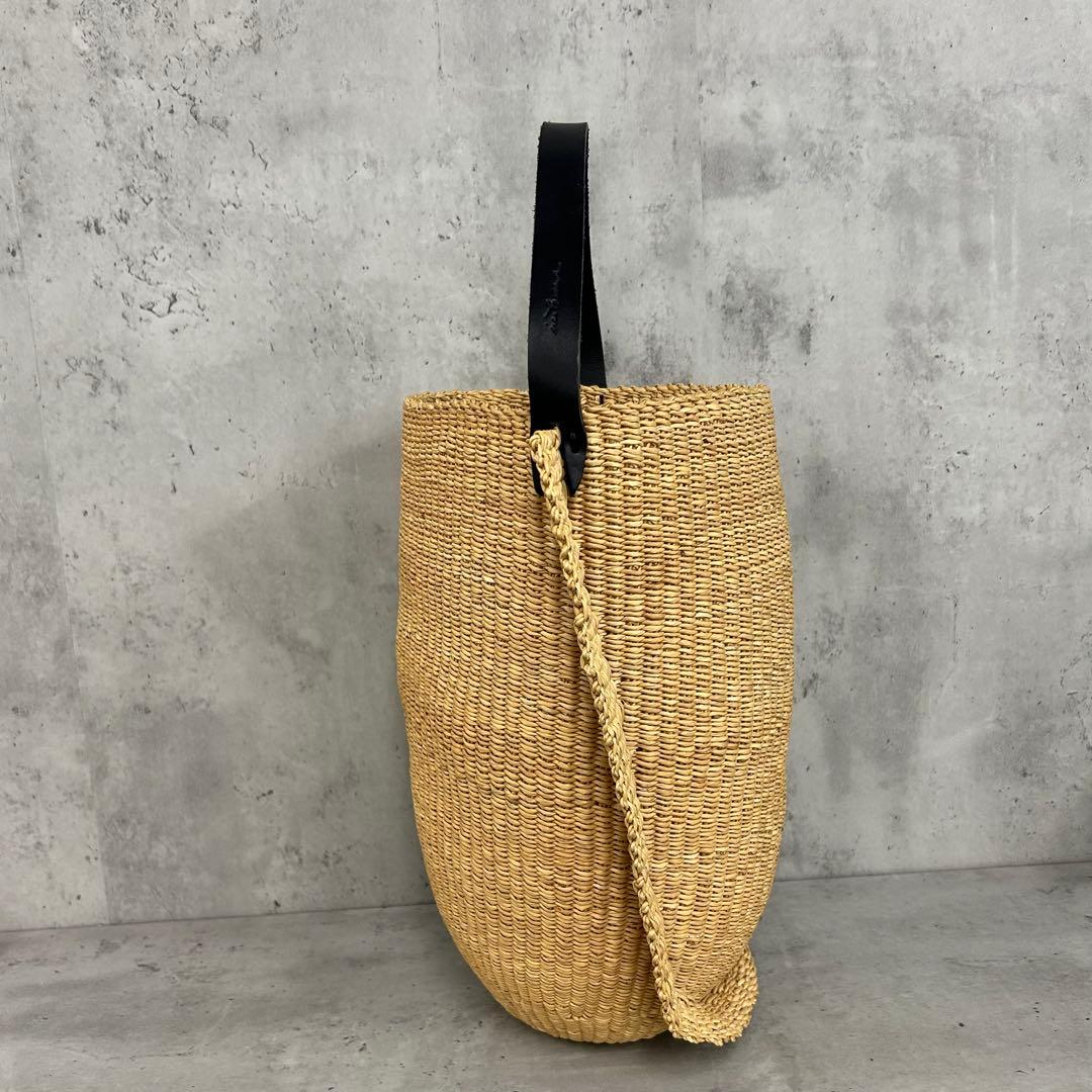 美品 INES BRESSAND RIBBON TAIL バッグ かご バッグ